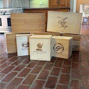 Wooden Wine Crates - sold individually